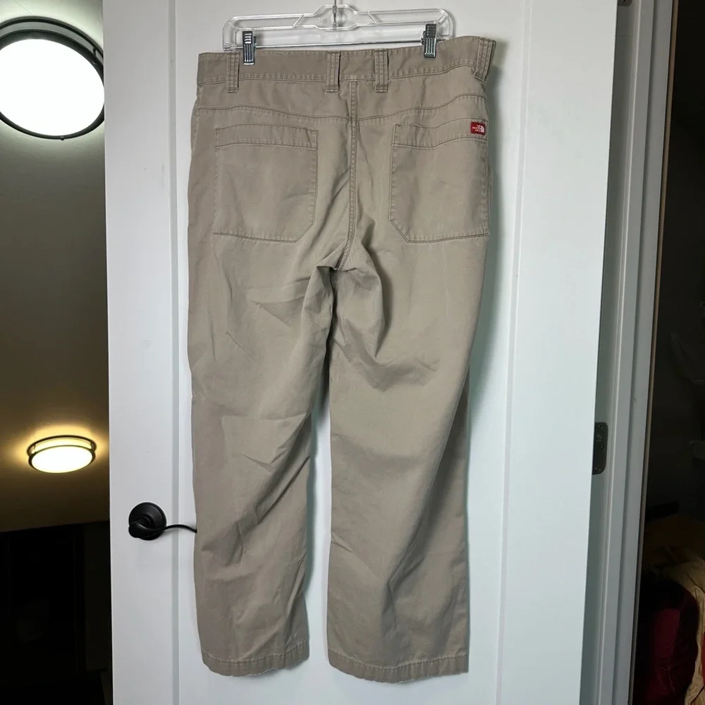 The North‎ Face Men's Cream Beige Khaki Tan Pants Casual Outdoor Workwear 38x30